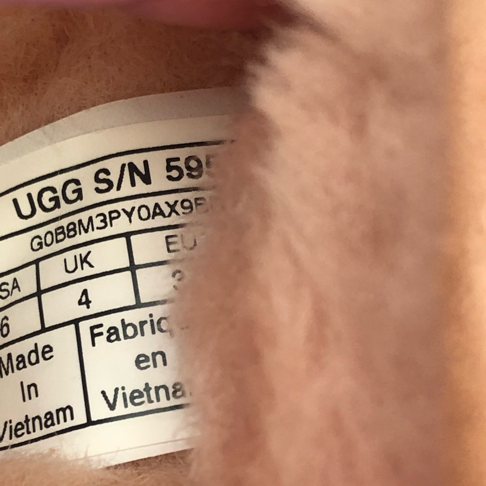 NIB UGG W Tasman 5955 pink women size 6 - Picture 5 of 8